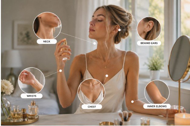 Best Pulse Points for Perfume for a Longer-Lasting Scent