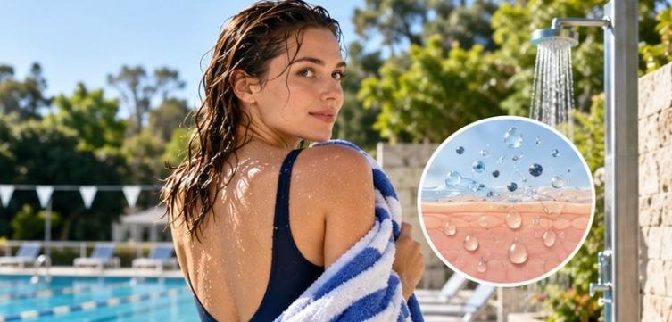 Body Care Routine After Swimming in a Pool to Stop Chlorine From Drying Out Your Skin