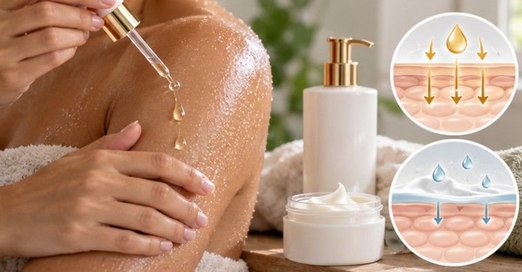 Moisturize While Skin Still Holds Some Water
